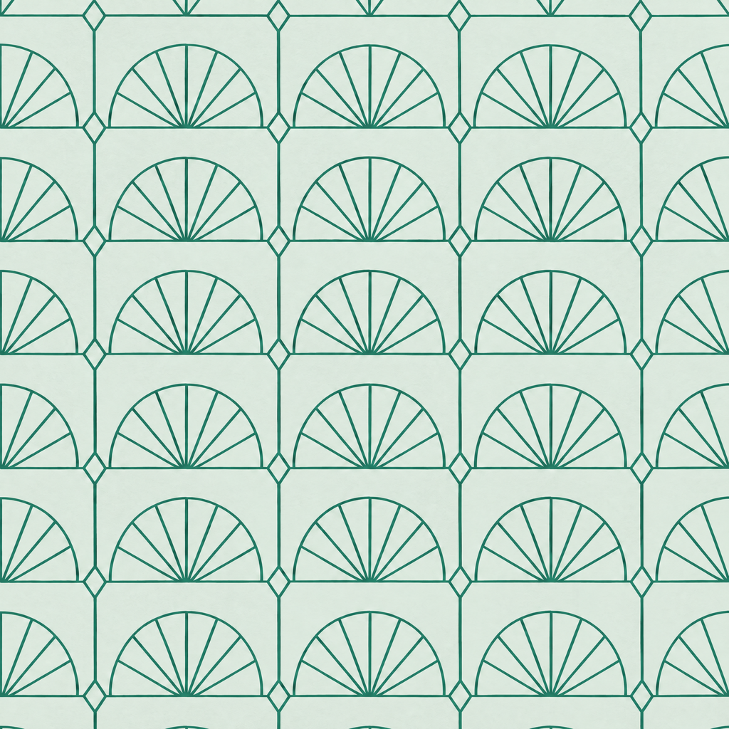 Grille, Jade wallpaper, flat swatch