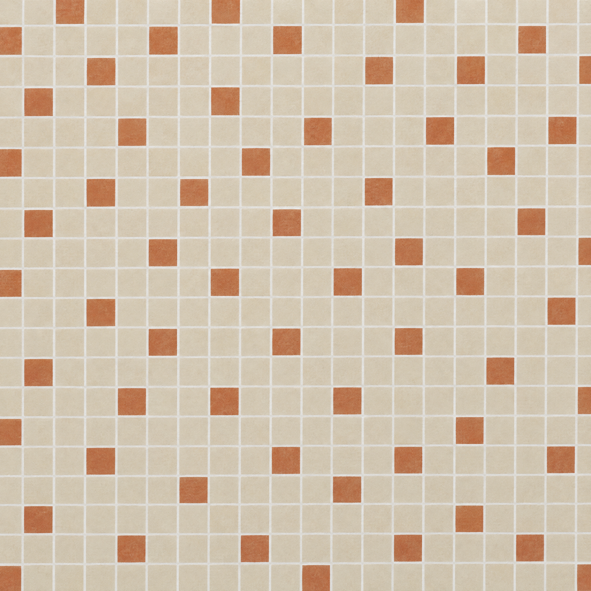 Mosaic, Clay wallpaper, flat swatch