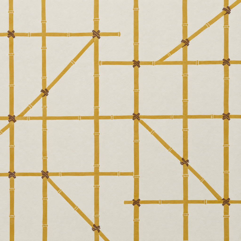 Scaffold, Bamboo wallpaper, flat swatch