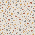 Terrazzo, Chalk wallpaper, flat swatch