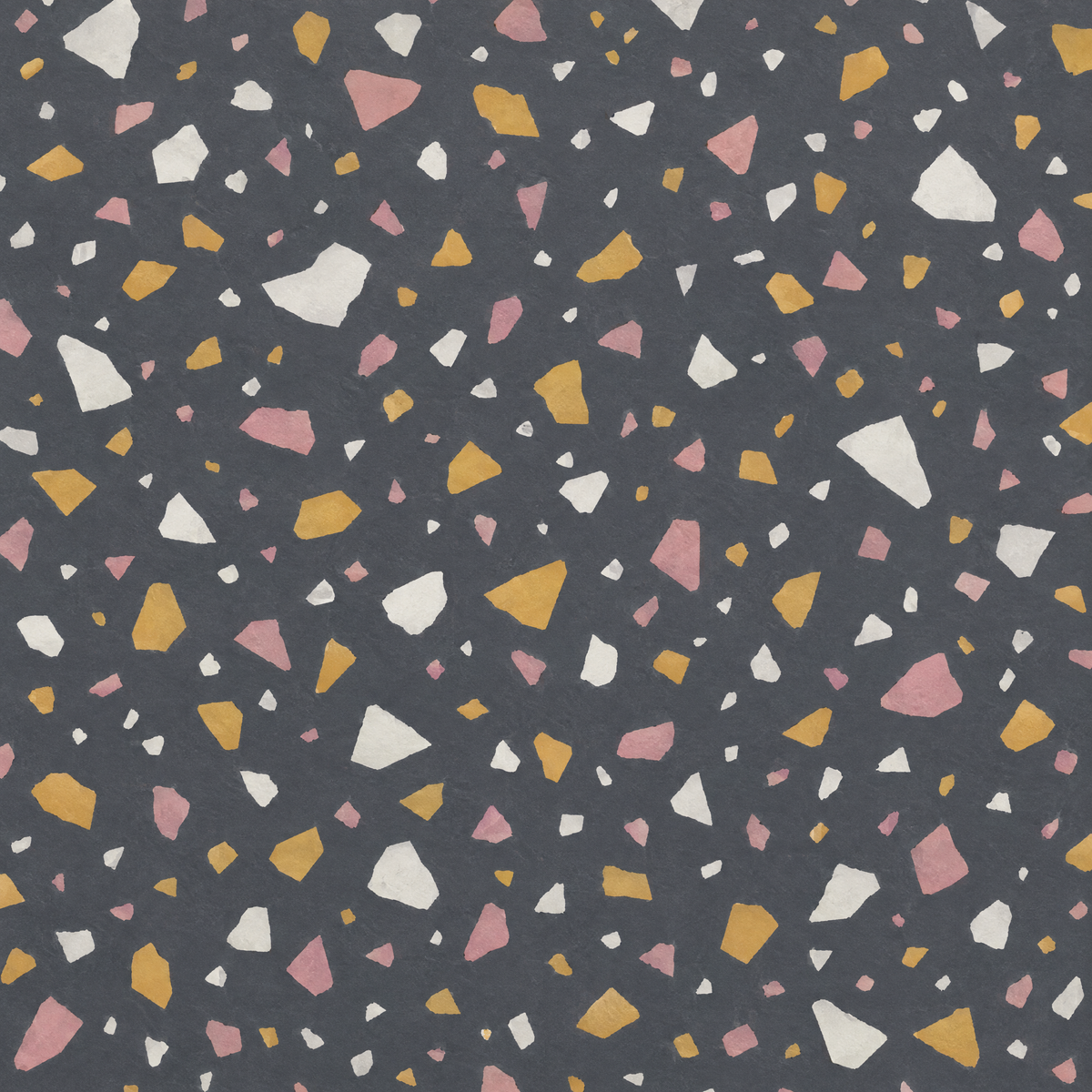 Terrazzo, Slate wallpaper, flat swatch